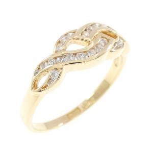 K18YG ダイヤモンド リング 0.24CT