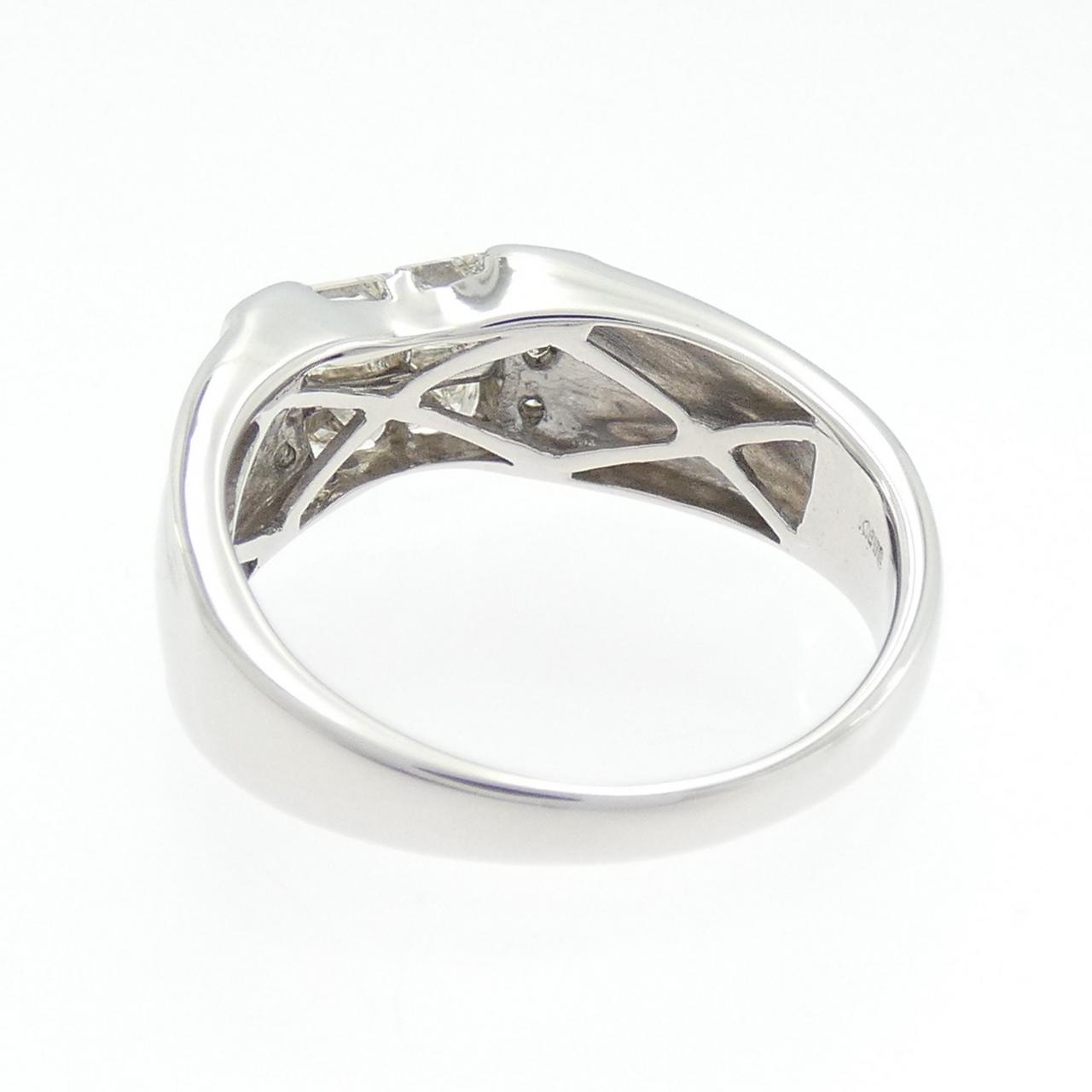 K18WG ダイヤモンド リング 0.70CT