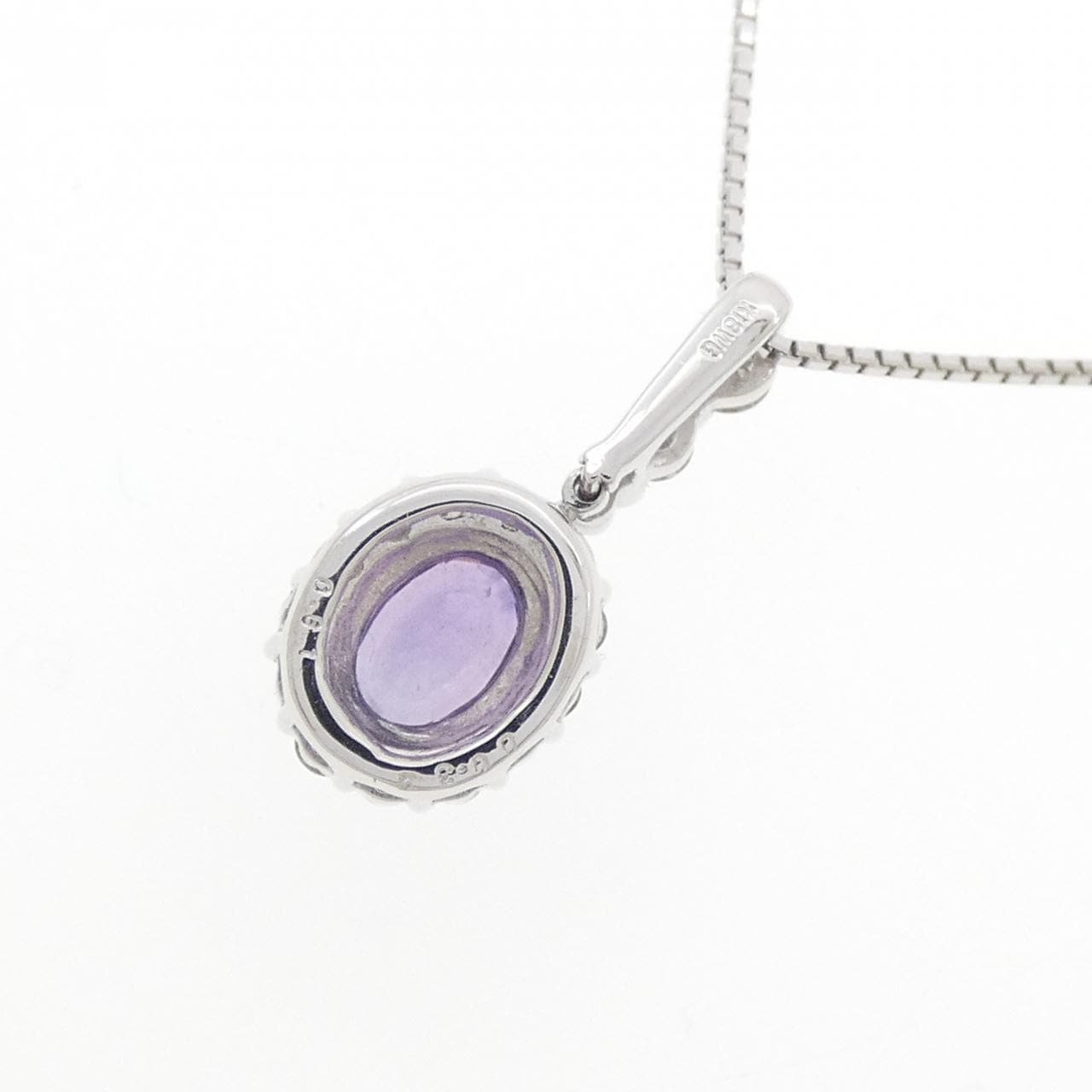 K18WG サファイヤ ネックレス 0.61CT