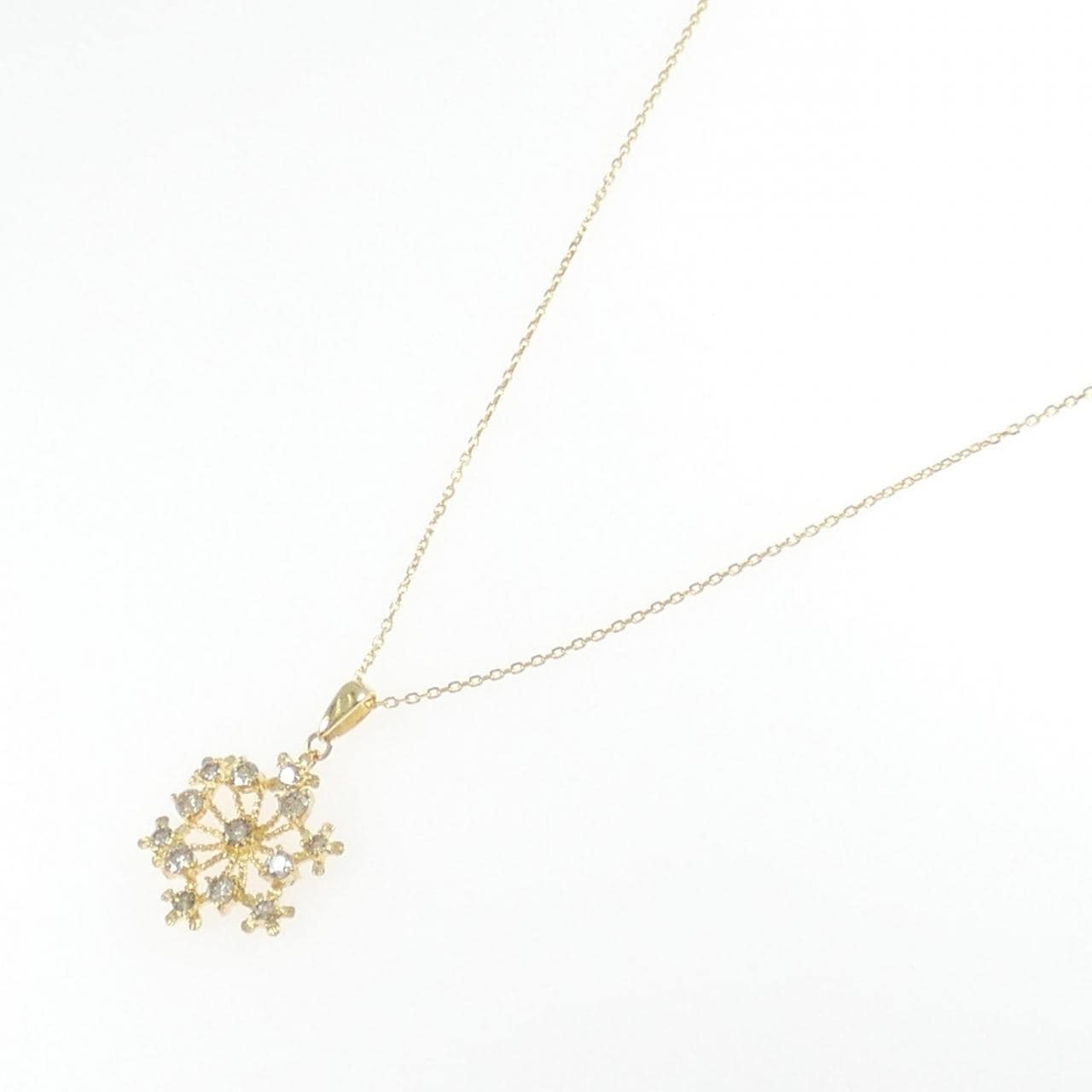 K18YG ダイヤモンド ネックレス 0.50CT