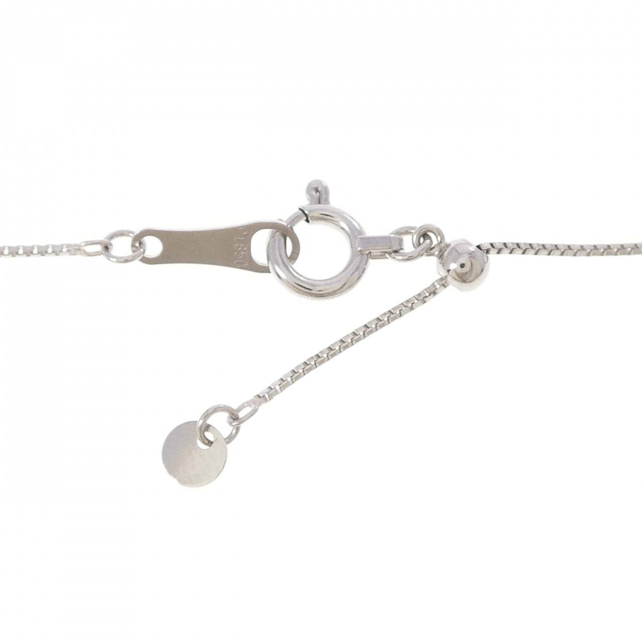 PT900/PT850 ダイヤモンド ネックレス 0.569CT F I1 Fair