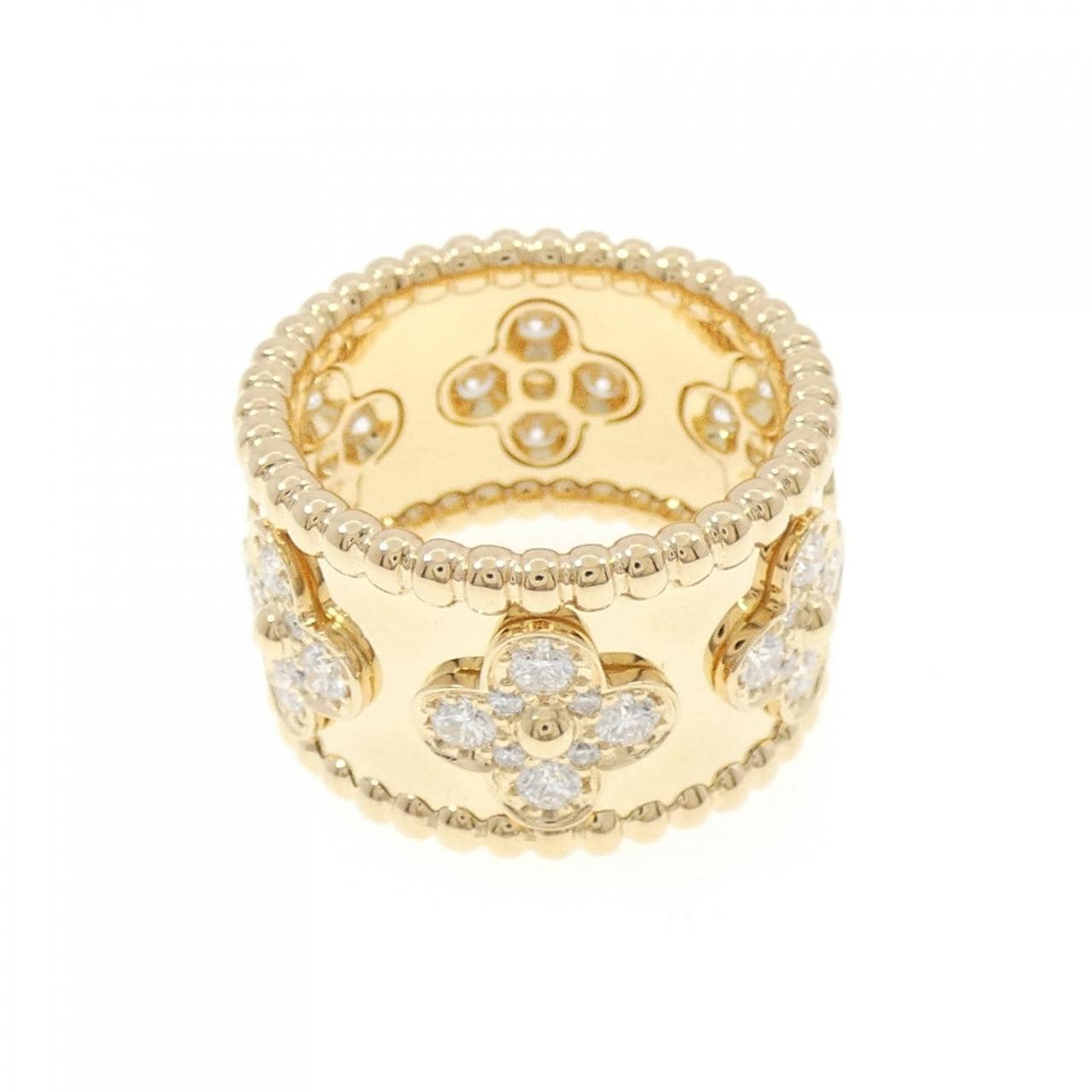 ヴァンクリーフ&アーペル ペルレ クローバーリング スモール リング