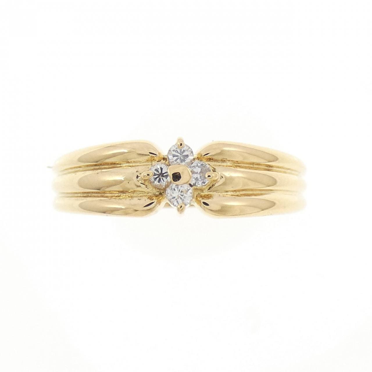 K18YG ダイヤモンド リング 0.07CT