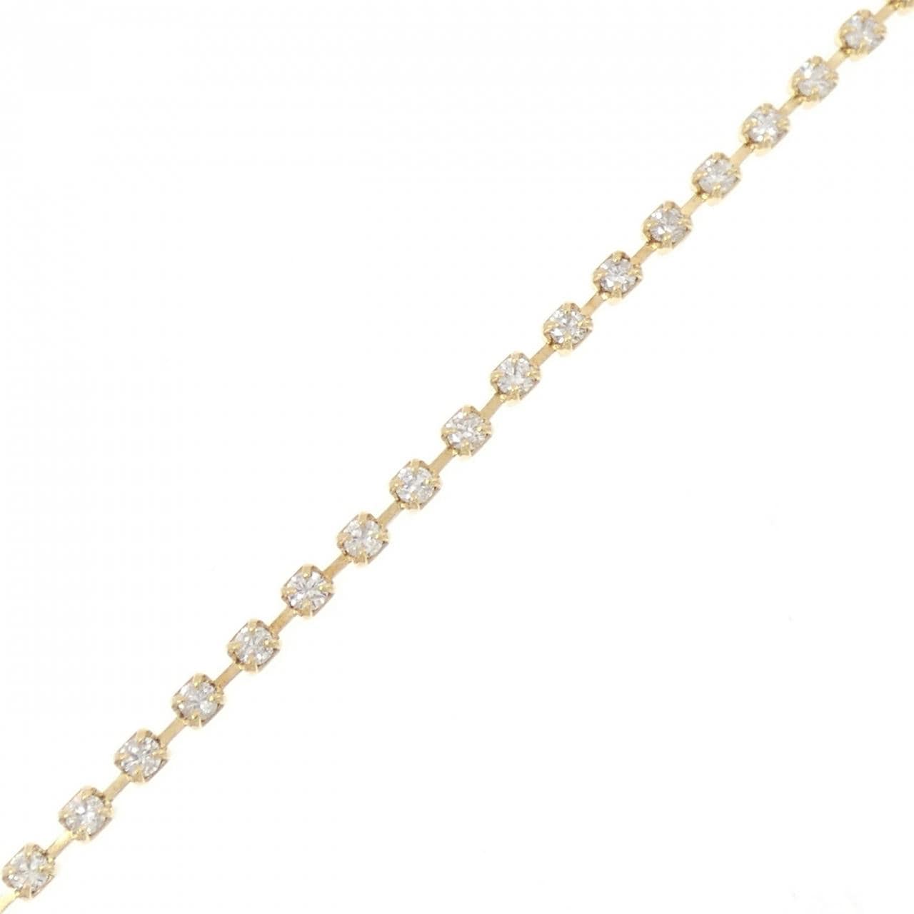K18YG ダイヤモンド ブレスレット 1.00CT
