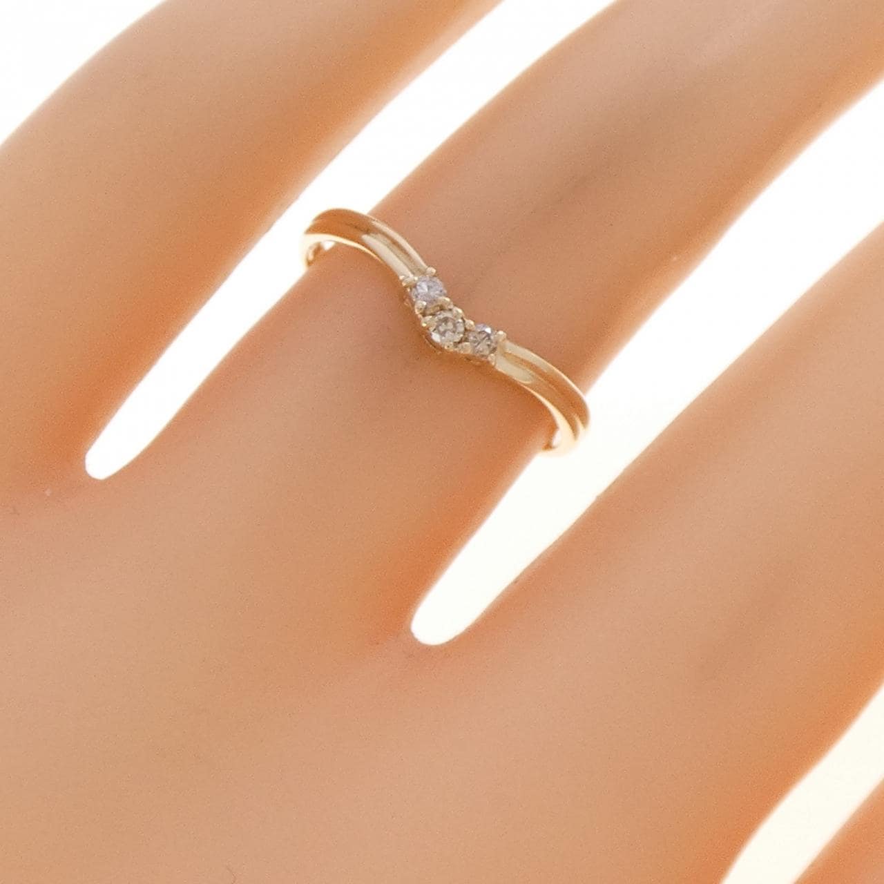 K9YG ダイヤモンド リング 0.06CT