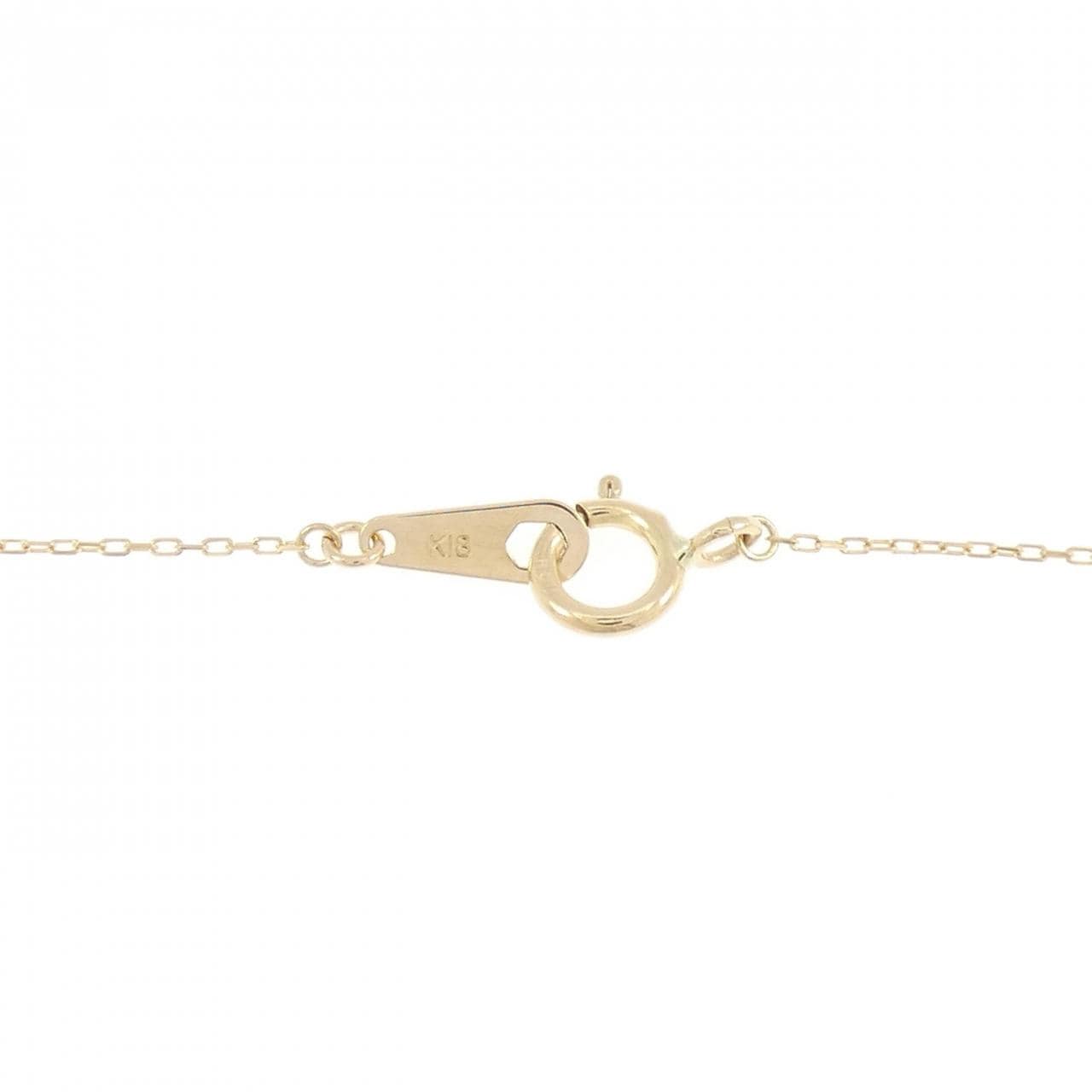 K18YG ダイヤモンド ネックレス 0.10CT