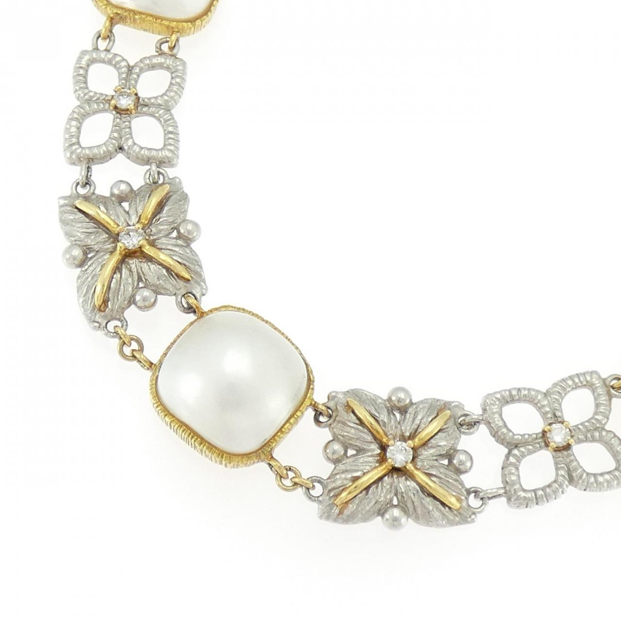 Kazuo Ogawa Mabe Pearl Necklace