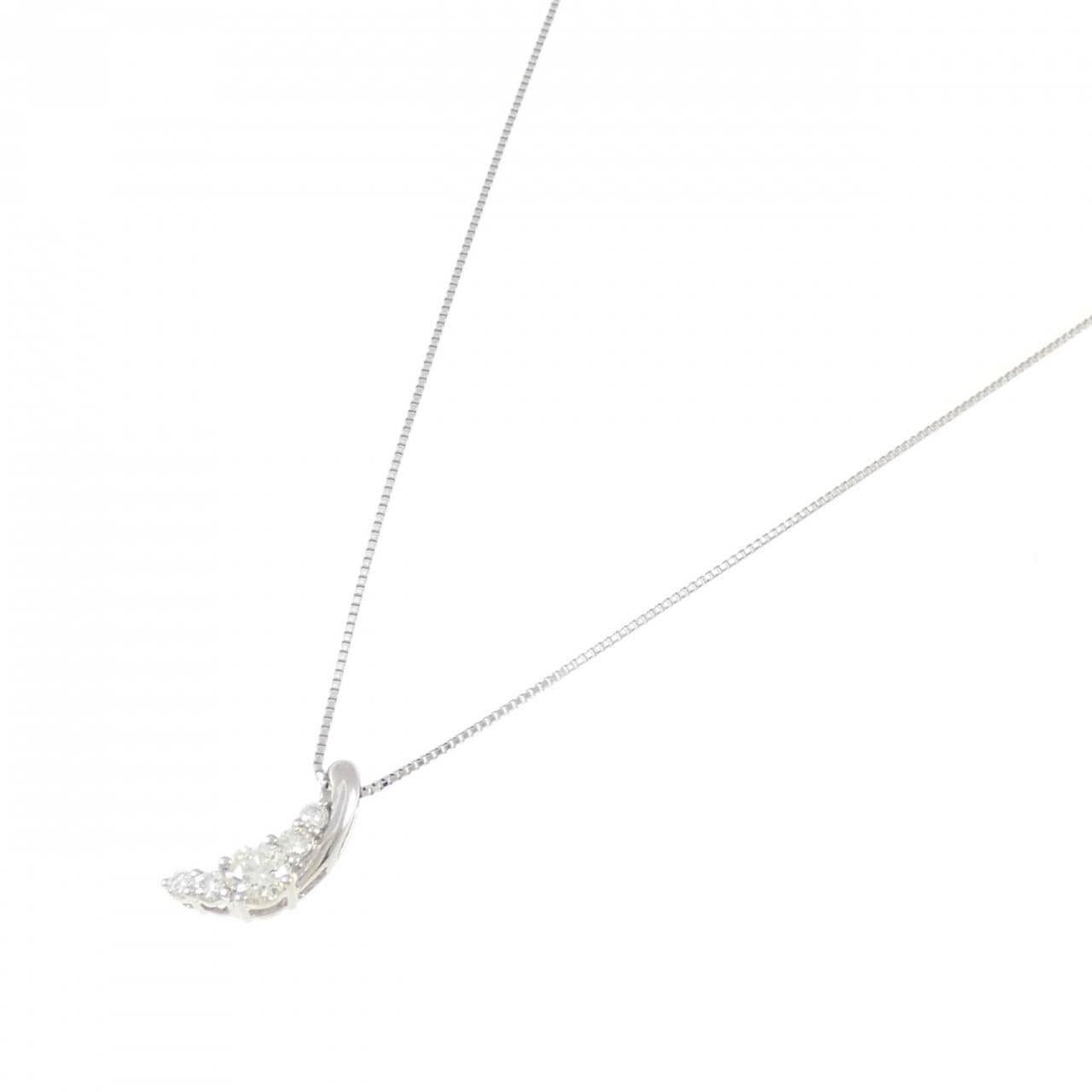 PT900/PT850 ダイヤモンド ネックレス 0.35CT
