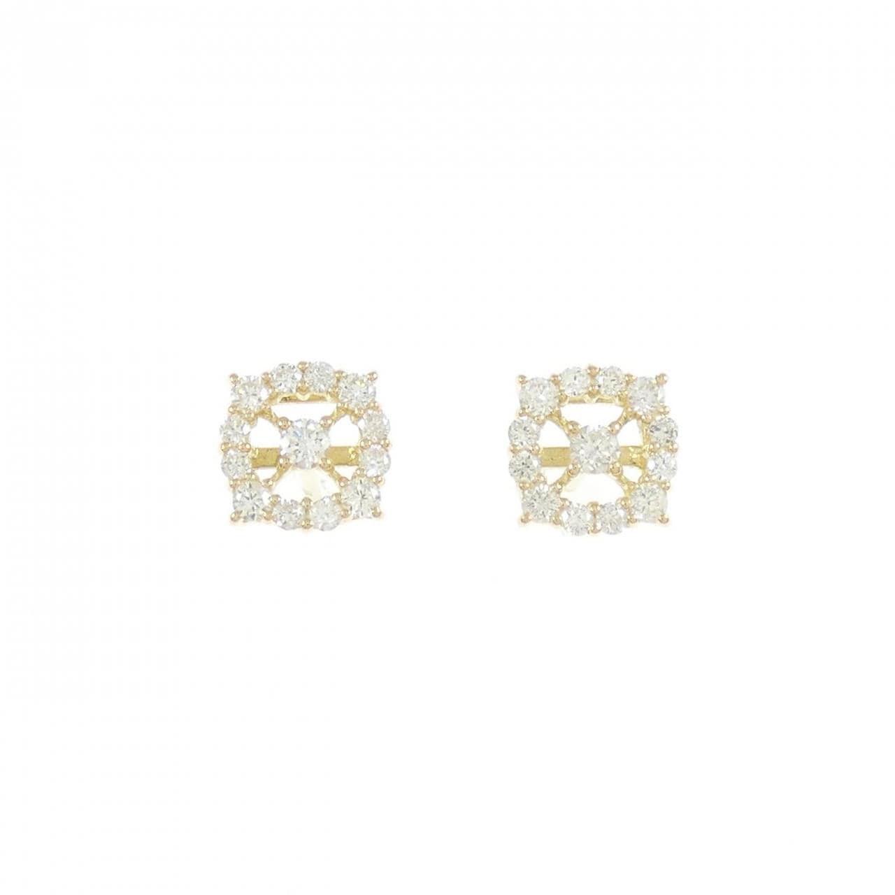 【リメイク】K18YG ダイヤモンド ピアス 0.20CT