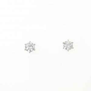 【リメイク】PT900/ST ダイヤモンド ピアス 0.203CT 0.221CT E VS1 VG-GOOD
