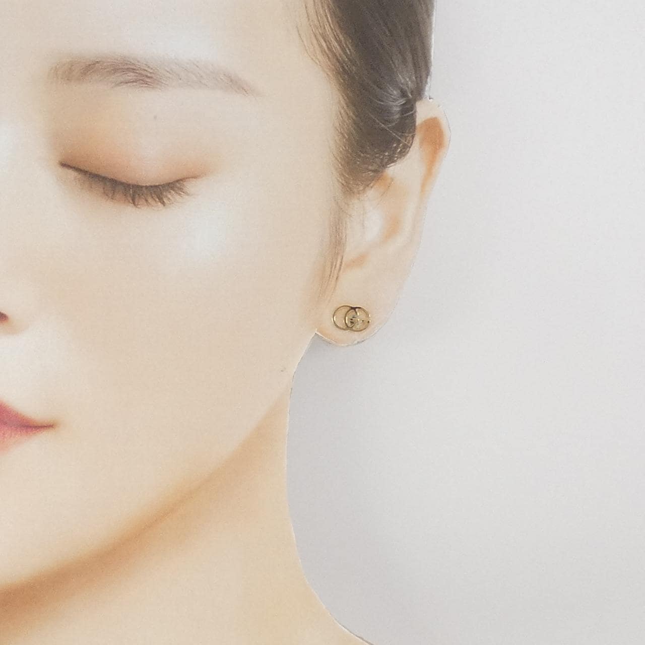 グッチ GGスタッズ ピアス