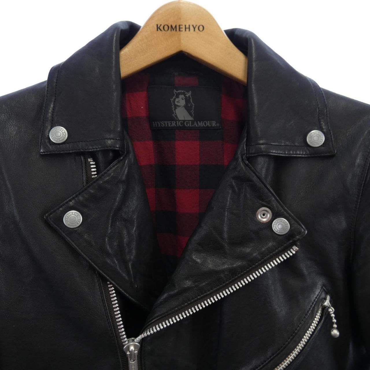 ヒステリックグラマー HYSTERIC GLAMOUR 0293LB02 レザーライダースジャケット