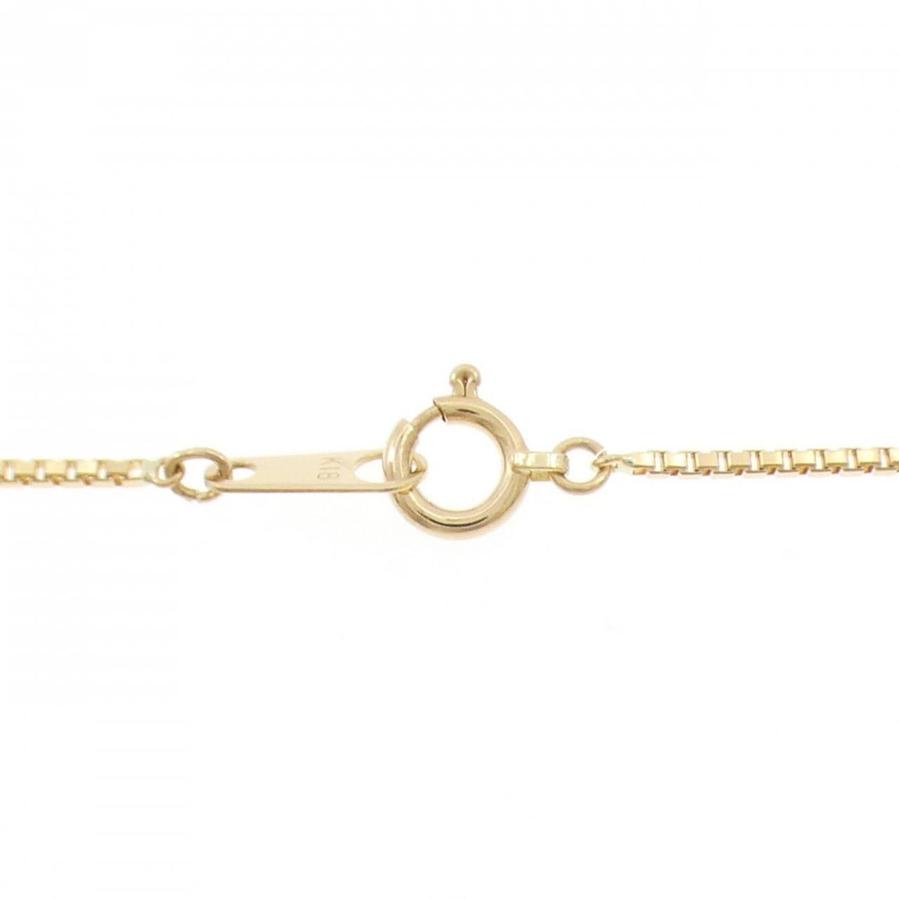 K18YG ダイヤモンド ネックレス 0.23CT