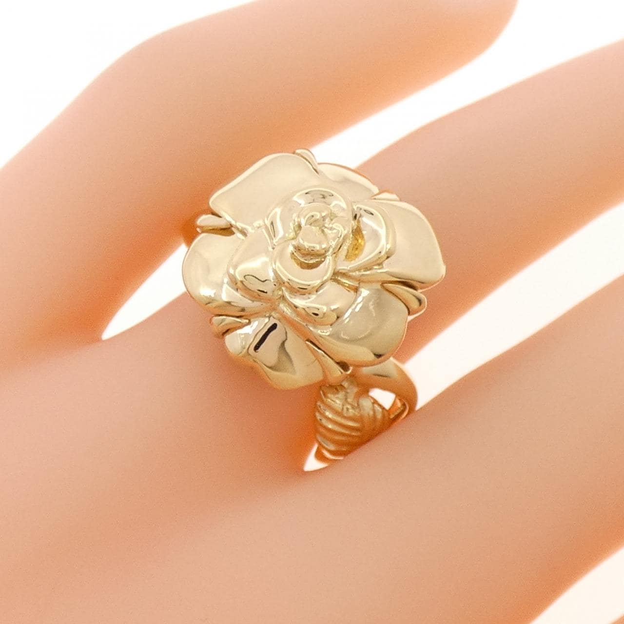 シャネル カメリア リング