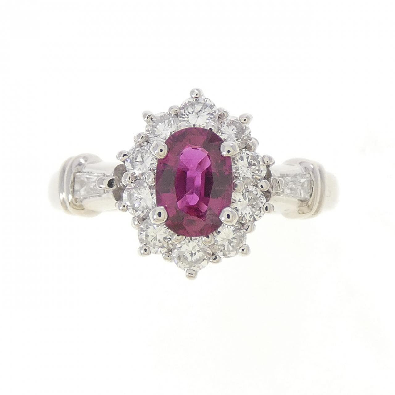 PT900 ルビー リング 0.51CT