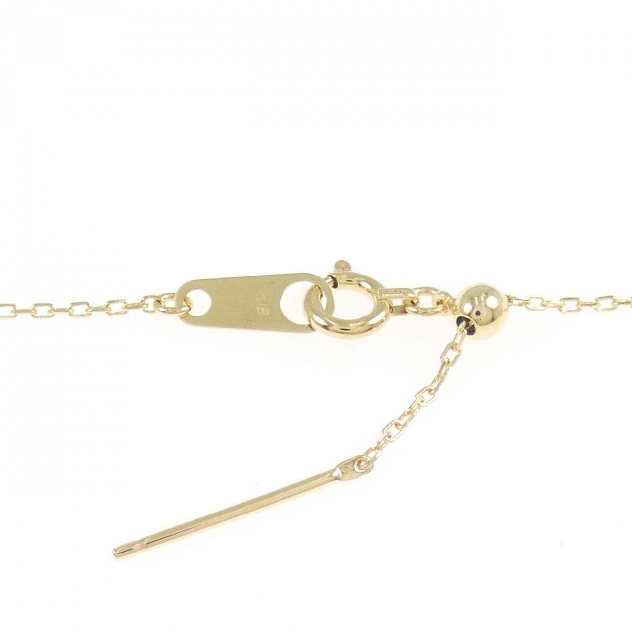 K18YG/K18WG ダイヤモンド ネックレス 0.27CT