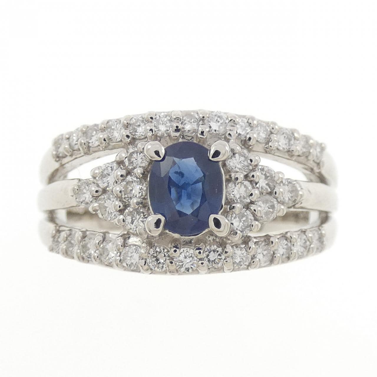 PT900 サファイヤ リング 0.45CT