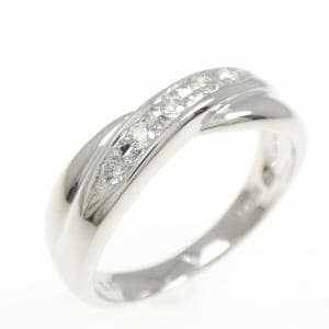 K18WG ダイヤモンド リング 0.10CT