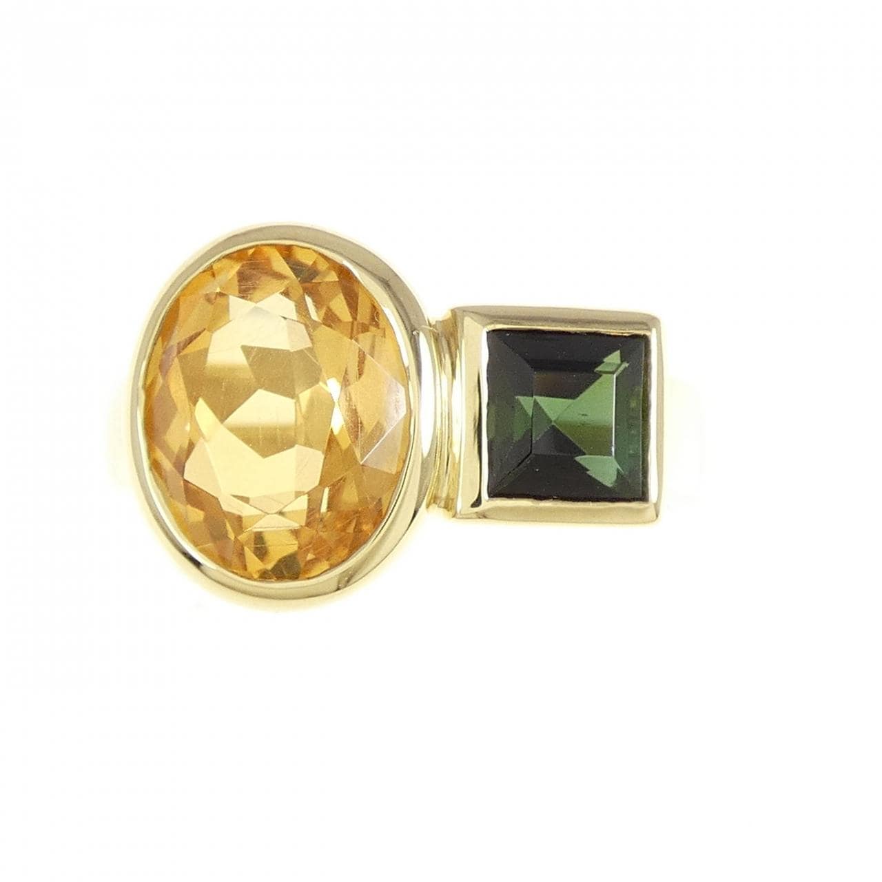 750YG Citrine Ring