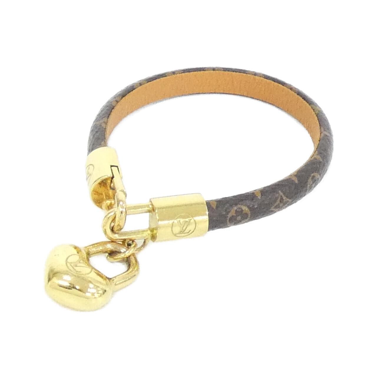 ルイヴィトン モノグラム ブレスレット クレイジーインロック 17cm M6451F ブレスレット