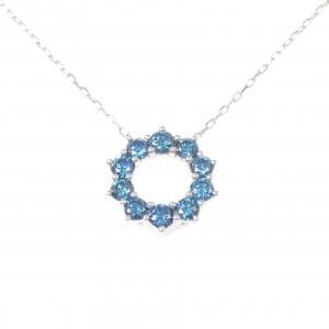 K18WG ダイヤモンド ネックレス 1.00CT