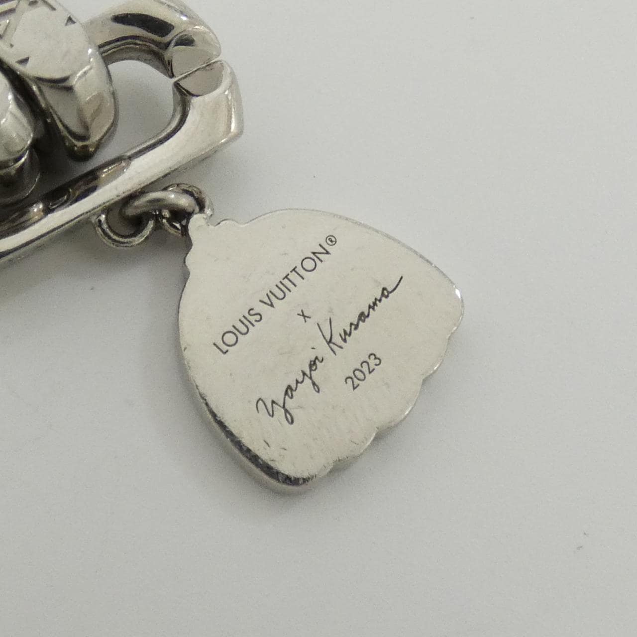 ルイヴィトン (LV X YK) コリエ モノグラム チェーン インフィニティ ドット M01087 ネックレス