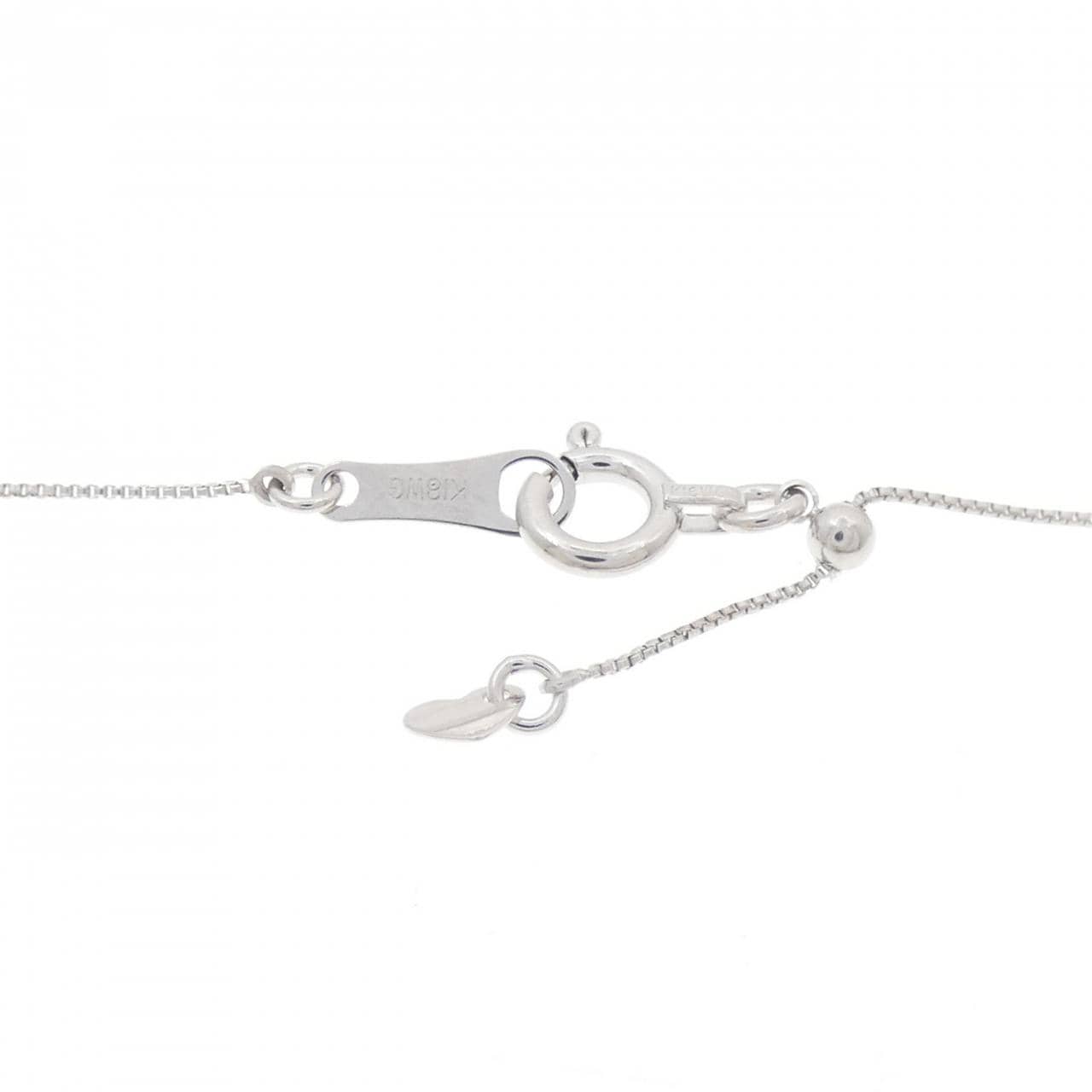 K18WG ダイヤモンド ネックレス 0.50CT