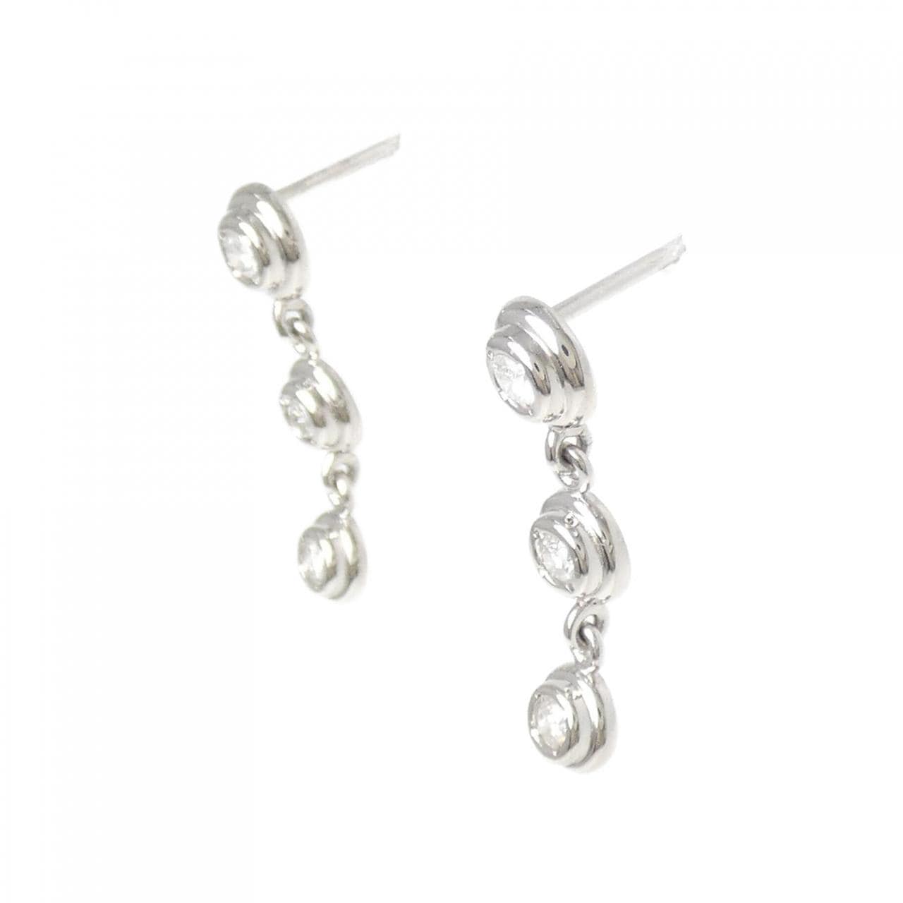 PT850/PT900 ダイヤモンド ピアス 0.20CT