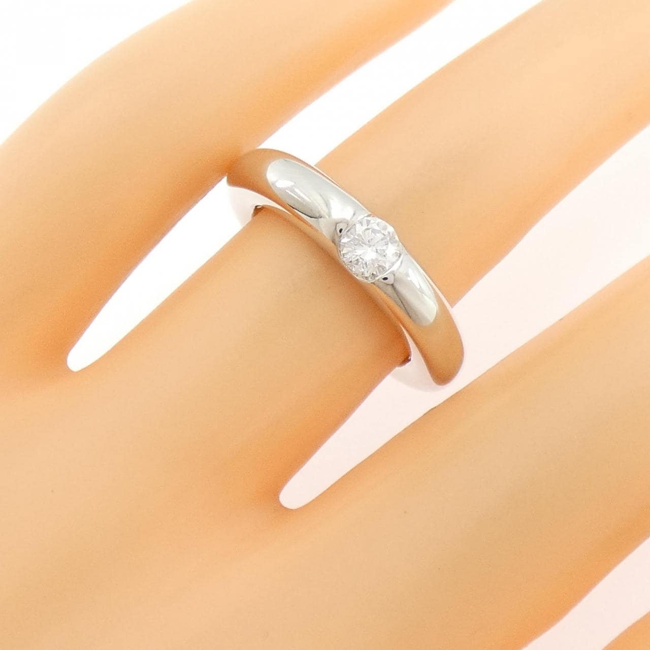 カルティエ エリプス リング 0.25CT