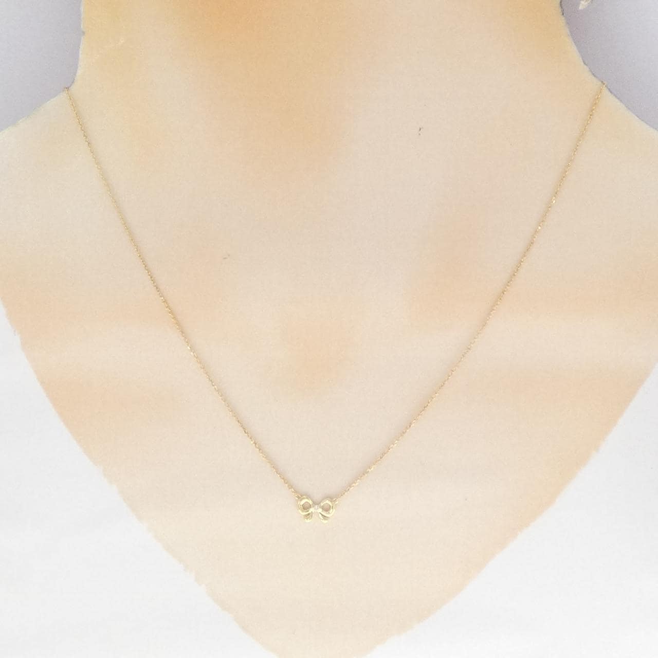 アーカー リボン ダイヤモンド ネックレス