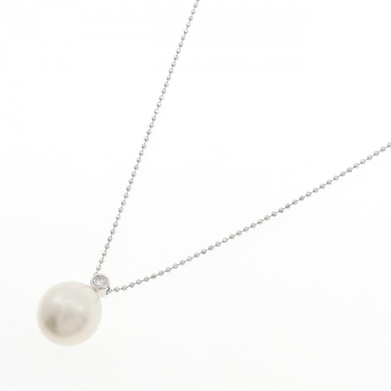 PT900/PT850 白蝶パール ネックレス 12.2mm