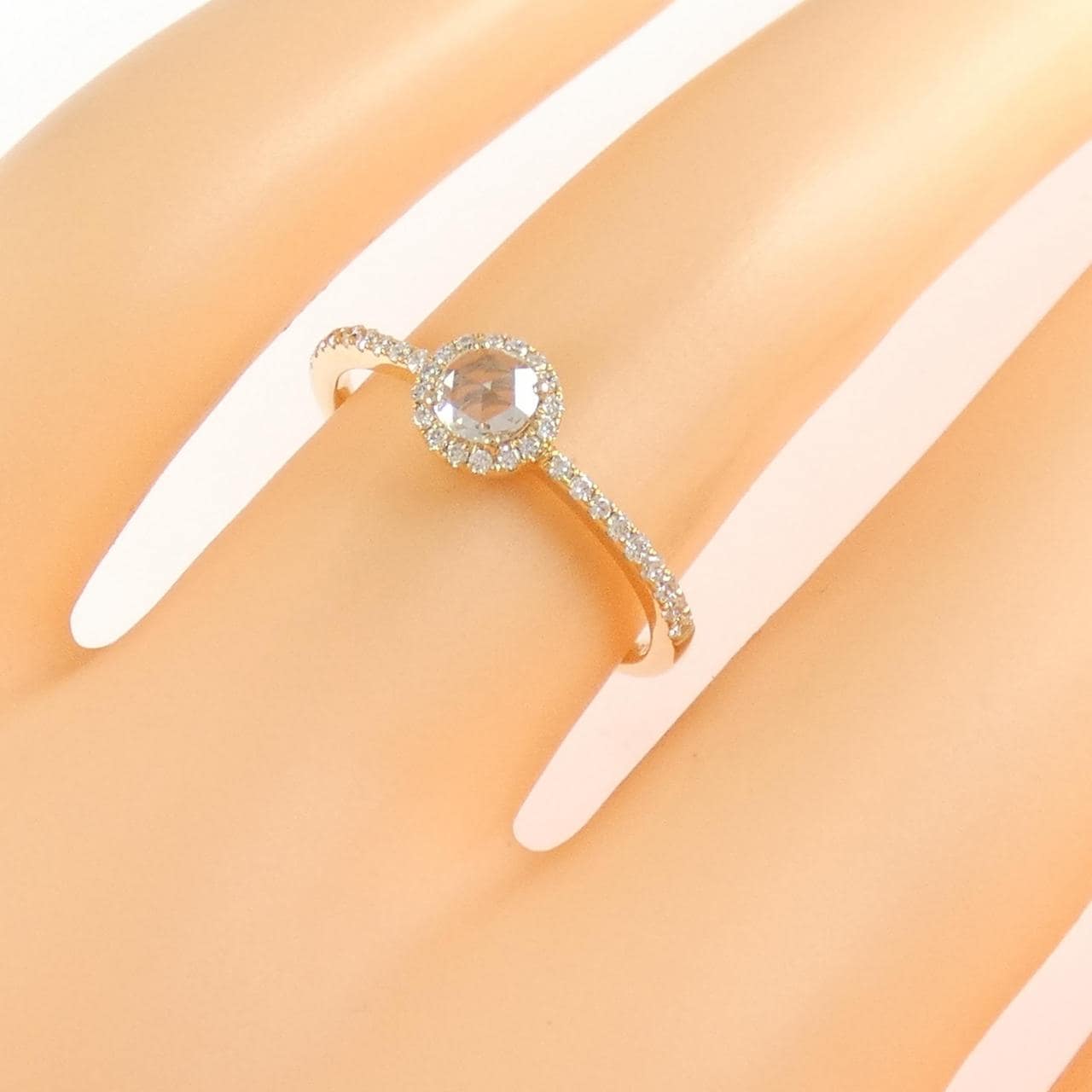 K18YG ダイヤモンド リング 0.30CT