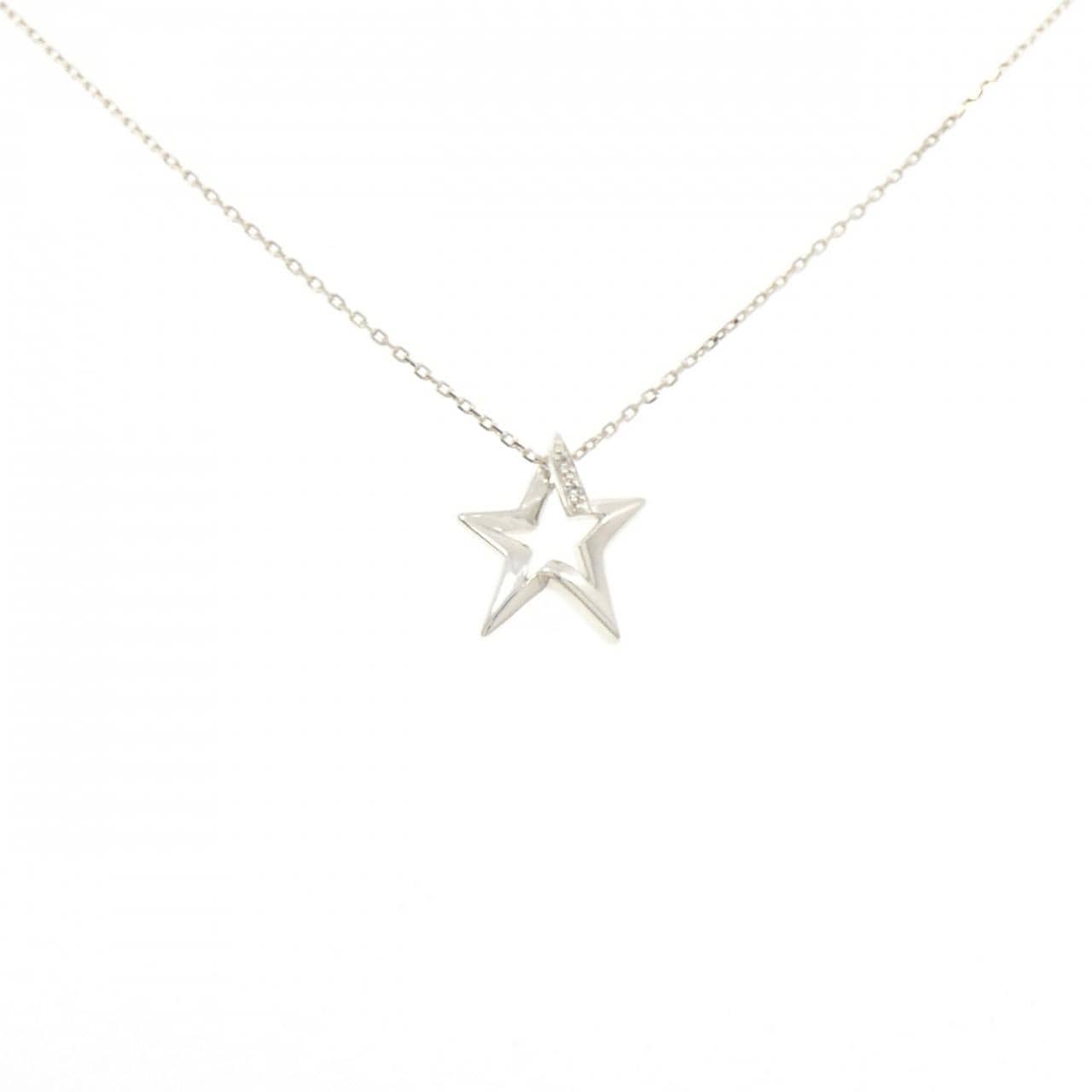 スタージュエリー ダイヤモンド ネックレス 0.01CT