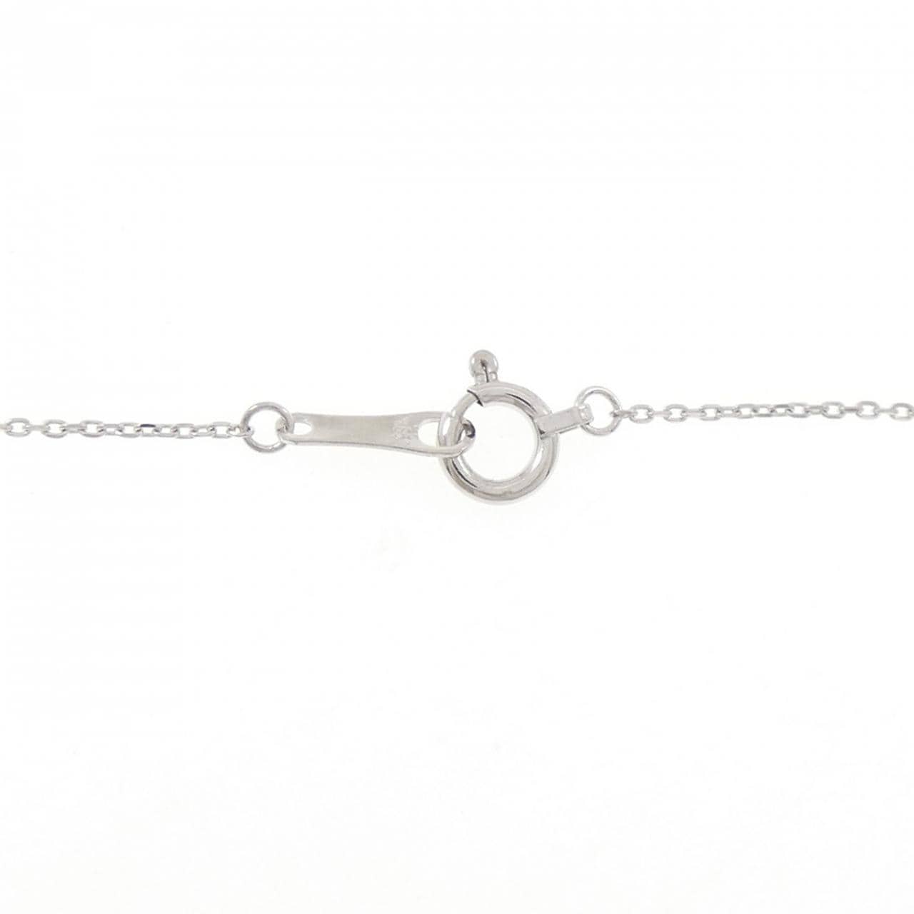 PT900/PT850 ソリティア ダイヤモンド ネックレス 0.10CT