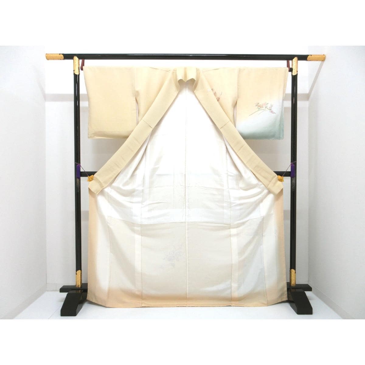 【未使用品】訪問着　刺繍加工ボカシ染