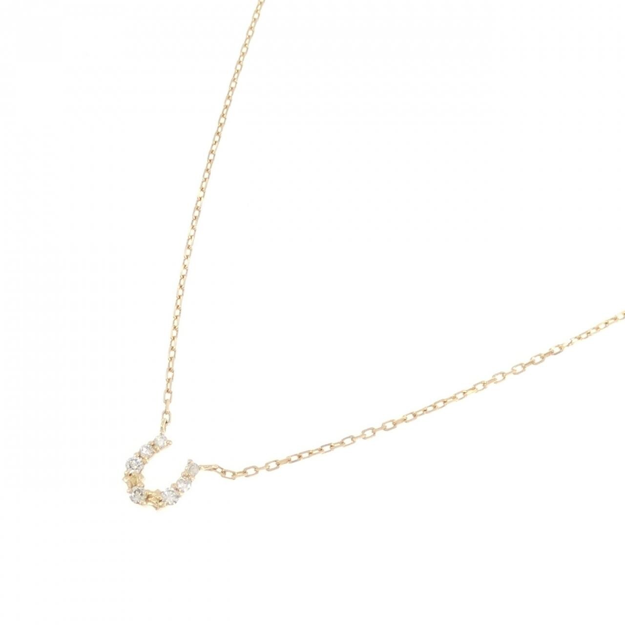 アガット ダイヤモンド ネックレス 0.05CT