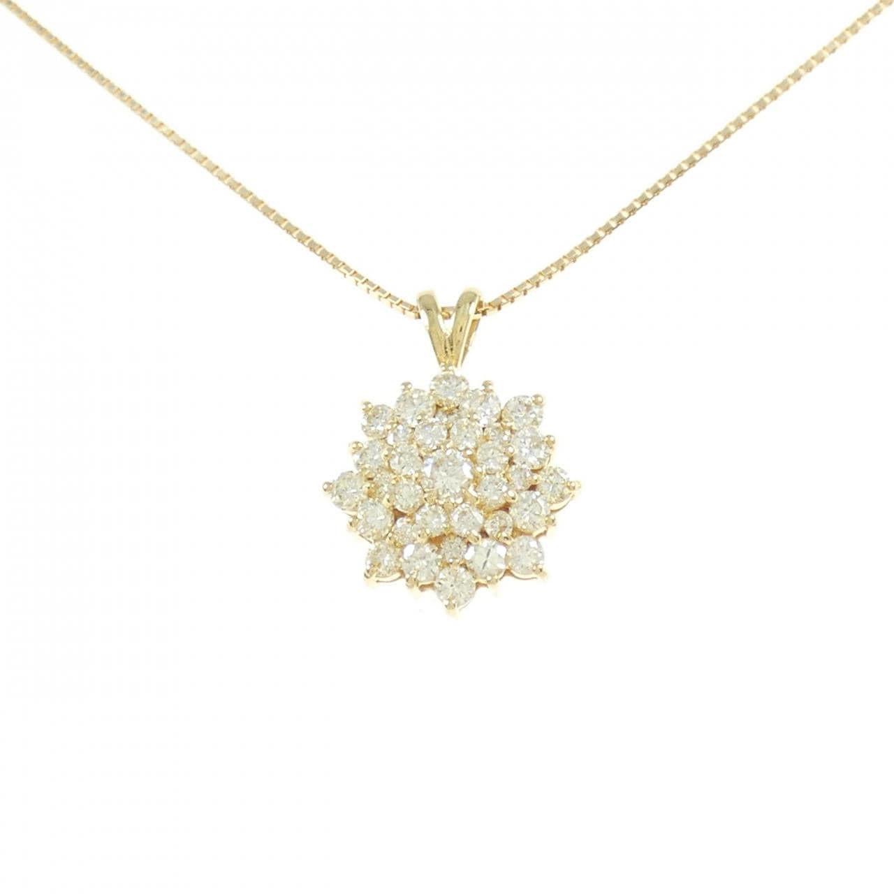 K18YG ダイヤモンド ネックレス 1.00CT