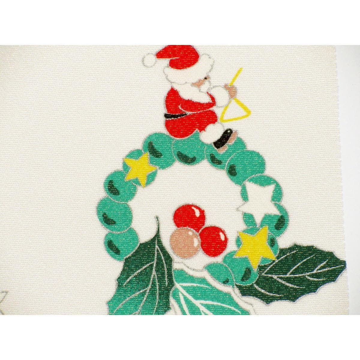 【新品】帯揚　クリスマス