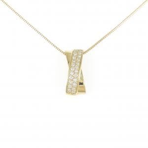 K18YG ダイヤモンド ネックレス 0.22CT