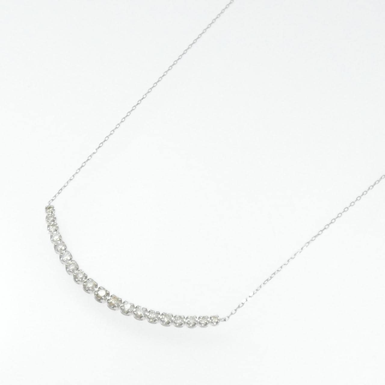 PT900/PT850 ダイヤモンド ネックレス 1.00CT