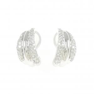 K18WG ダイヤモンド ピアス/イヤリング 0.70CT