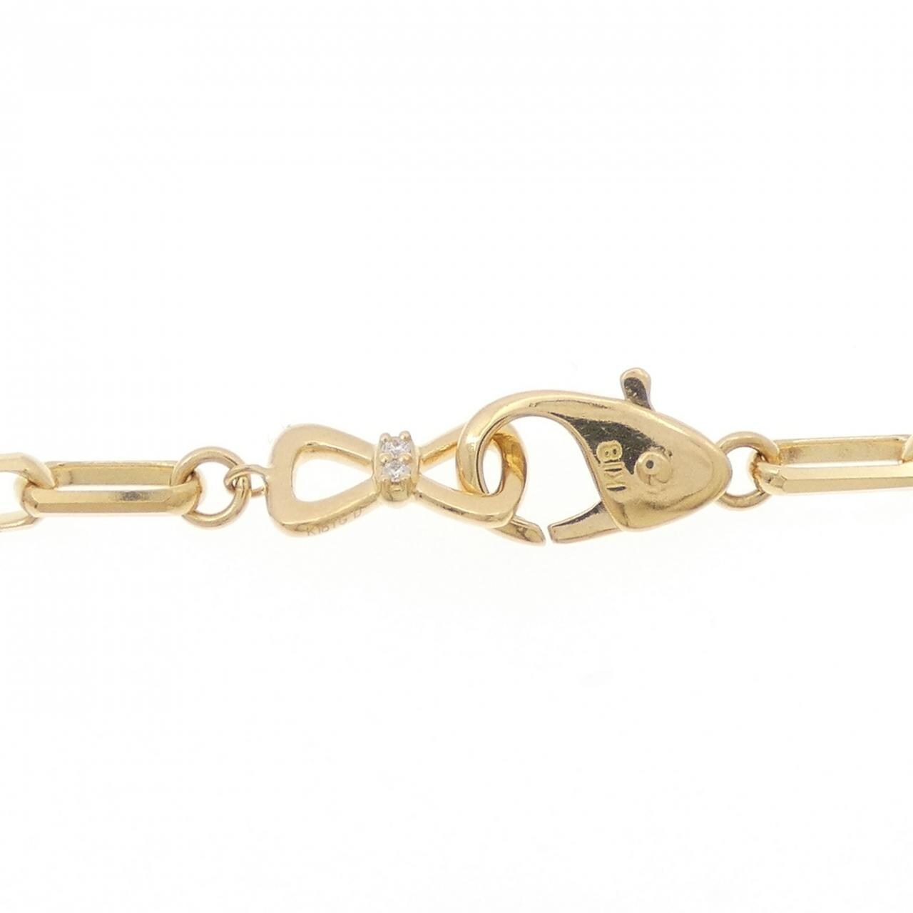 K18YG リボン ブレスレット