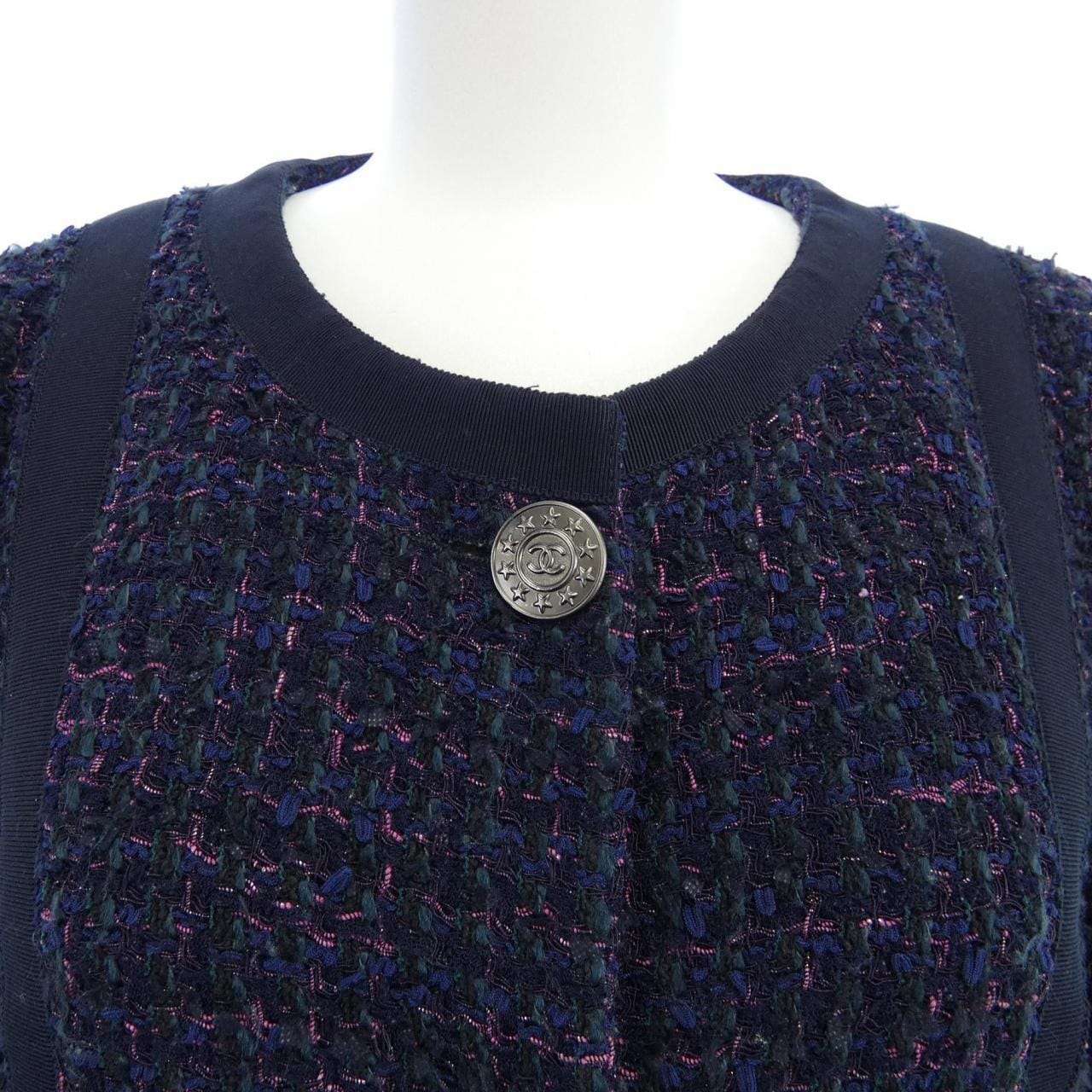 シャネル CHANEL P45580V33531 13P ノーカラージャケット
