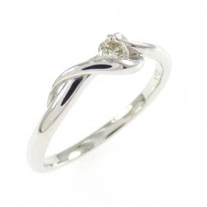 K18WG ダイヤモンド リング 0.10CT