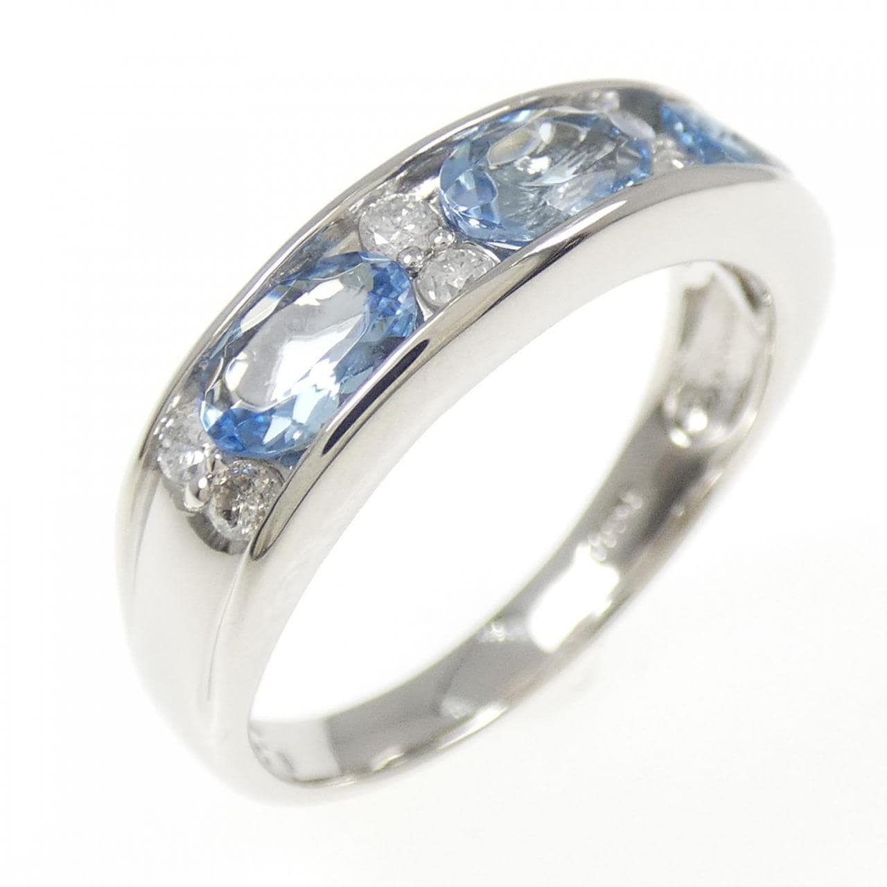 PT900 アクアマリン リング 0.98CT