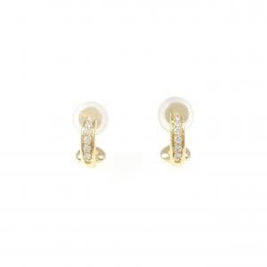 K18YG Diamond earrings