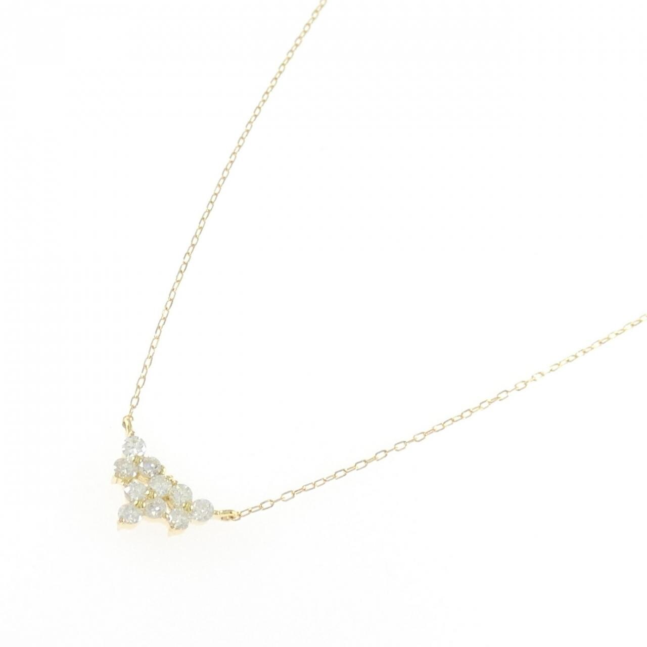 K18YG ダイヤモンド ネックレス 0.30CT