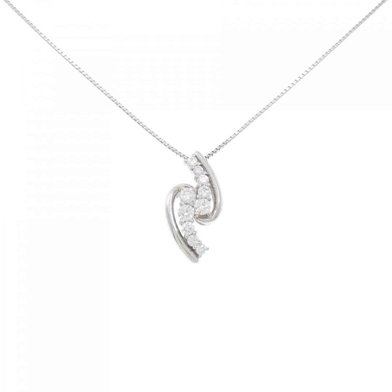 PT900/PT850 ダイヤモンド ネックレス 0.50CT