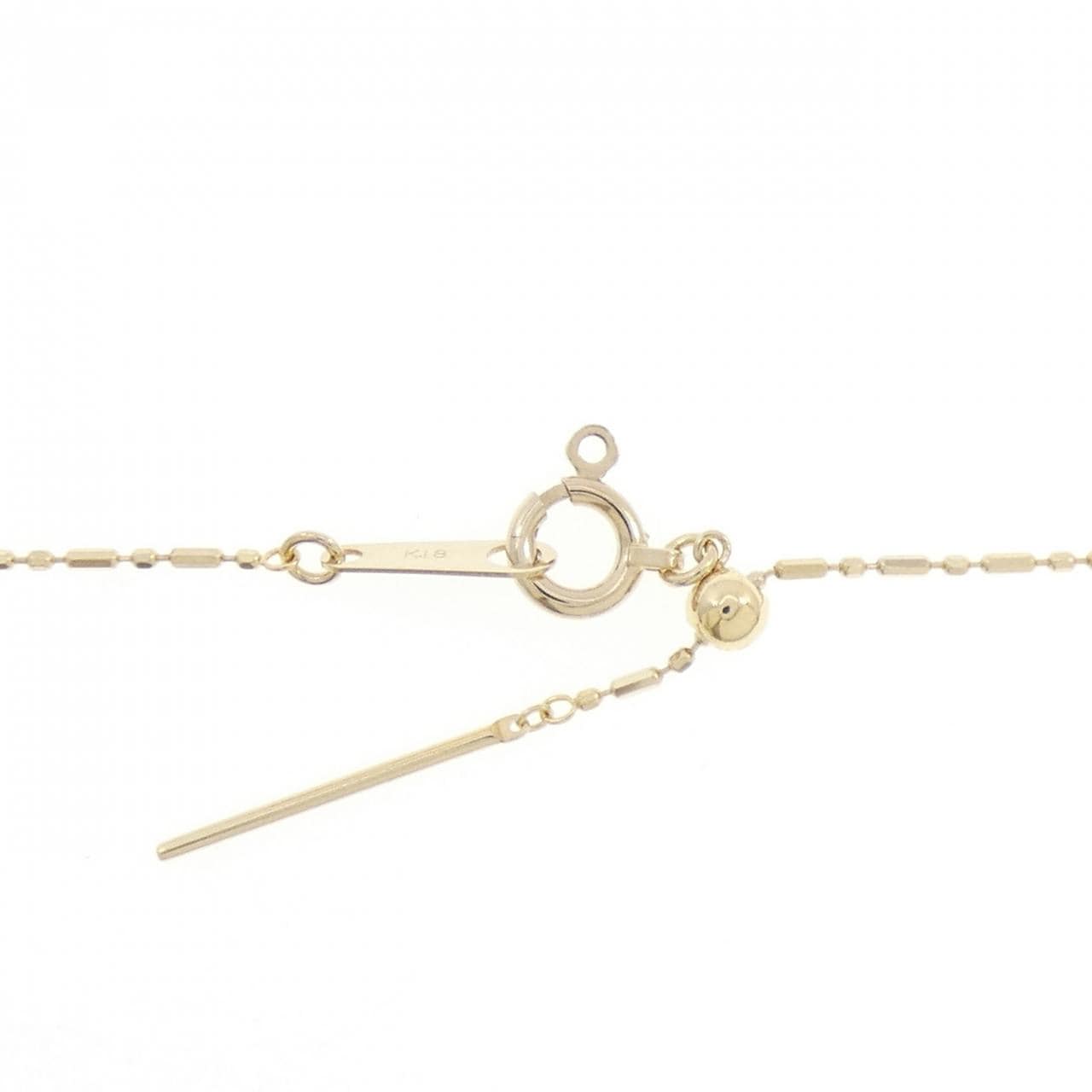 K18YG ダイヤモンド ネックレス 0.5CT