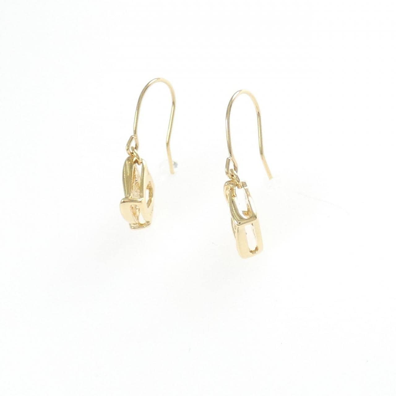 K18YG ダイヤモンド ピアス 0.10CT